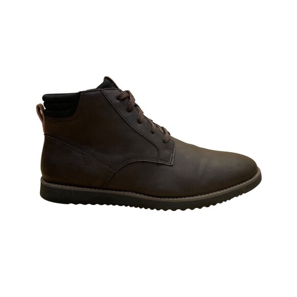 Dr. Scholls Men’s Brown Faux Leather Lace-Up Syndicate Ankle Boots Size 11M main image 9